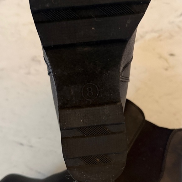 Universal Thread Black Wedge Boots - Picture 3 of 6